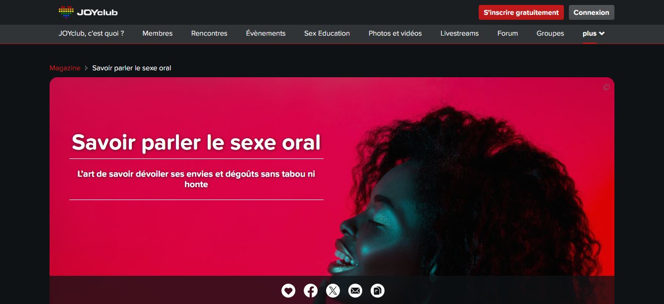PARLER SEXE ORAL