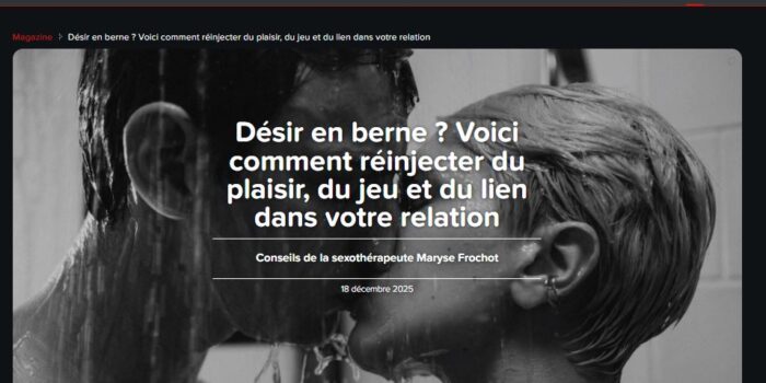 Désir en berne ? Voici comment réinjecter du plaisir, du jeu et du lien dans votre relation