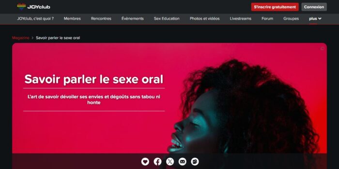 PARLER SEXE ORAL
